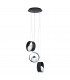 Camargo 3 Lamp Cluster Pendant Ceiling Light Black-1