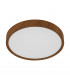Musurita Led Flush Ceiling Light Natural Wood Look