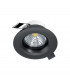 Saliceto Led Recessed Downlight Black