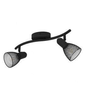 Carovigno 2 Lamp Twin Spotlight Black-1