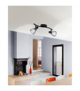 Carovigno 2 Lamp Twin Spotlight Black-2