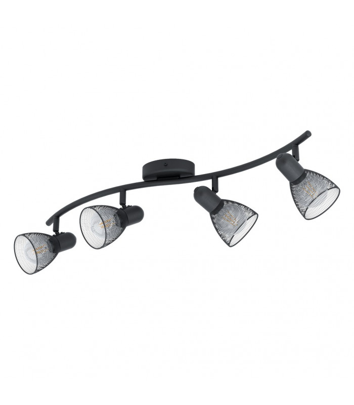 Carovigno 4 Lamp Spotlight Bar Black
