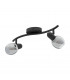 Pollica 2 Lamp Twin Spotlight Black