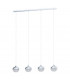 Mioglia 4 Lamp Straight Bar Pendant Ceiling Light Chrome