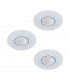 Areitio Recessed Downlight Brushed Aluminium - 3 Pack