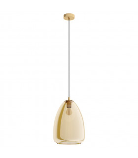 Alobrase Slim Pendant Ceiling Light Brushed Brass-1