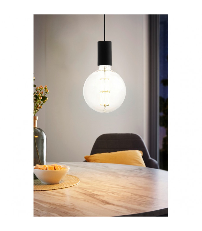 Pozueta Slim Pendant Ceiling Light Black-2