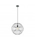 Okinzuri Spherical Pendant Ceiling Light Nickel-Nero