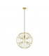 Okinzuri Spherical Pendant Ceiling Light Brass