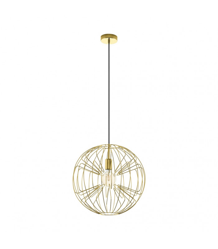 Okinzuri Spherical Pendant Ceiling Light Brass