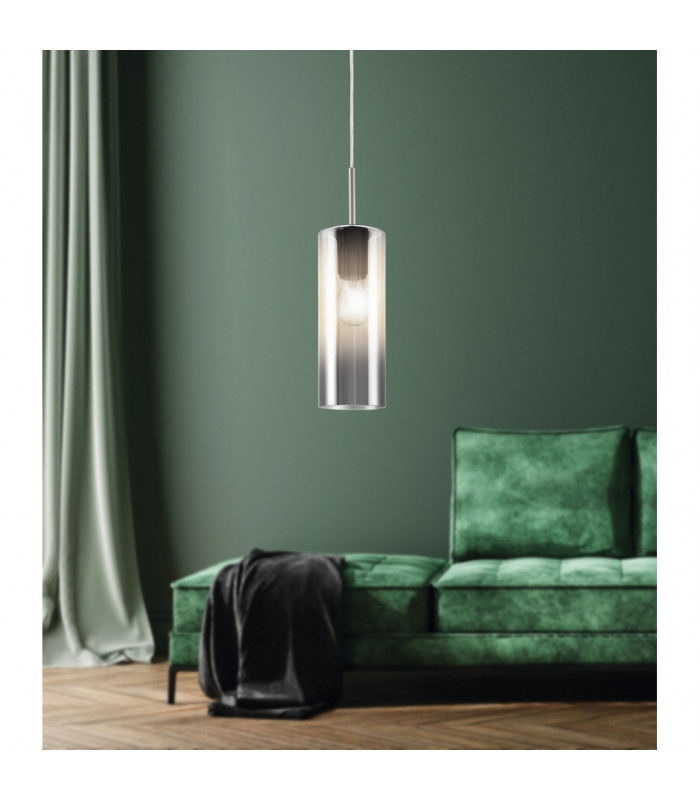 Selvino Slim Pendant Ceiling Light Satin Nickel-2
