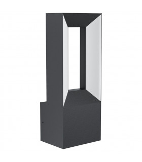 Riforano Led 2 Lamp Outdoor Modern Wall Light Black IP44