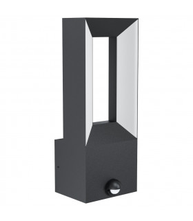 Riforano Led 2 Lamp Outdoor Modern Wall Light Black IP44