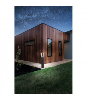 Riforano Led 2 Lamp Outdoor Bollard Black IP54-2