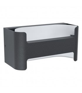 Passirano Led Outdoor Modern Wall Light Black White IP44