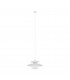 Brenda Dome Pendant Ceiling Light White Satin Nickel