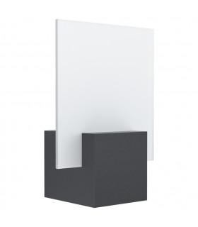 Adamello Integrated LED Wall Light Black IP44