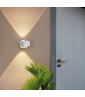 Treviolo Led 2 Lamp Outdoor Up Down Wall Light Anthracite IP44-2