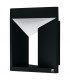 Nembro Integrated LED Wall Light Black IP54