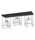 Versuola 3 Lamp Spotlight Bar Black