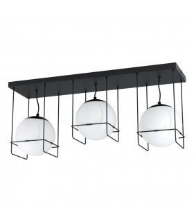 Versuola 3 Lamp Spotlight Bar Black