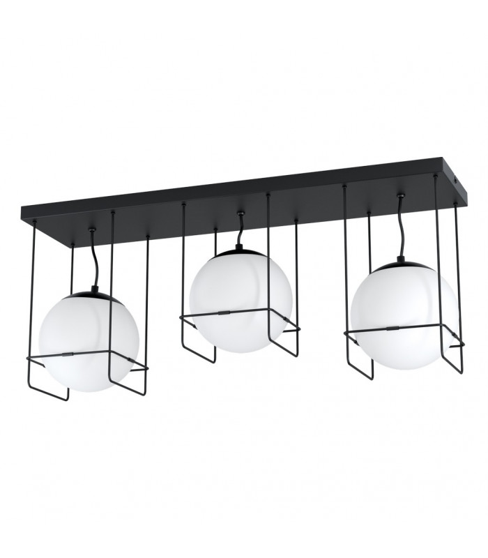 Versuola 3 Lamp Spotlight Bar Black