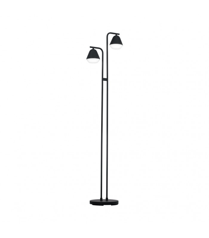 Palbieta 2 Lamp Multi Arm Floor Lamp Black