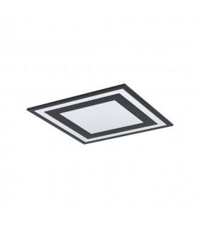 Savatarila Integrated LED Semi Flush Light Black-1