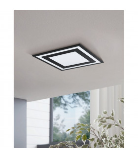 Savatarila Integrated LED Semi Flush Light Black-2