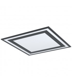 Savatarila Integrated LED Semi Flush Light Black
