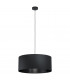 Maserlo Cylindrical Pendant Ceiling Light Black