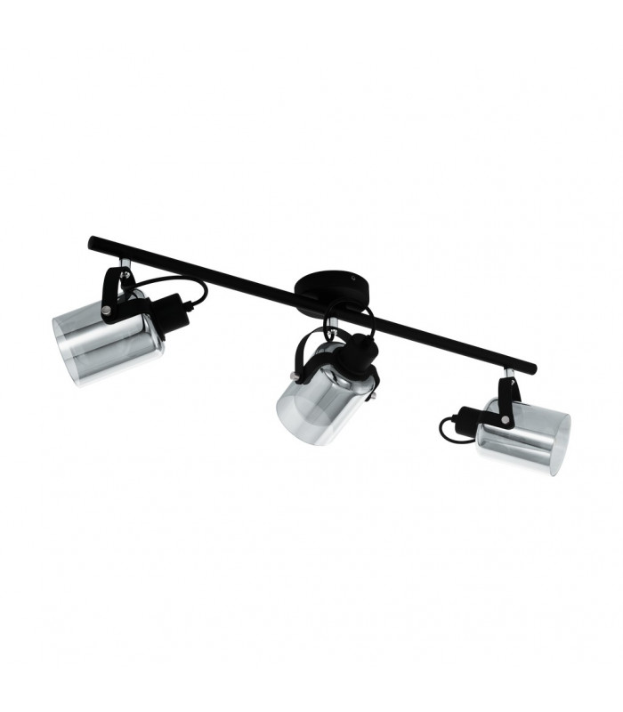 Berregas 3 Lamp Spotlight Bar Black Chrome-1