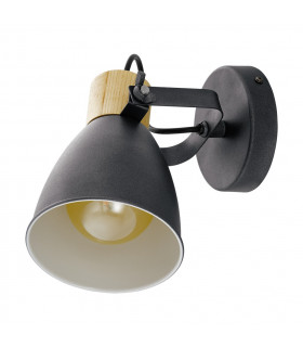 Coswarth Single Spotlight Anthracite Cream-White Brown-1