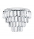 Erseka 7 Lamp Pendant Ceiling Light Chrome