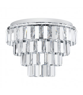 Erseka 7 Lamp Pendant Ceiling Light Chrome