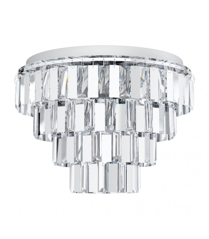 Erseka 7 Lamp Pendant Ceiling Light Chrome