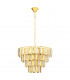 Erseka 7 Lamp Pendant Ceiling Light Brass