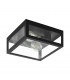 Amezola 2 Lamp Outdoor Decorative Flush Black IP44