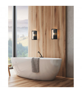 Amezola Outdoor Wall Lantern Black IP44-2