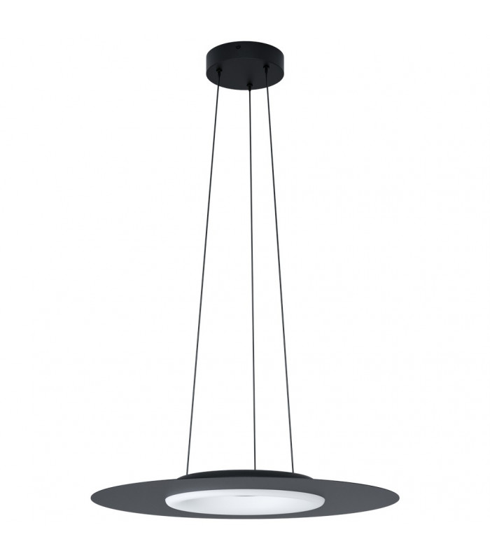 Compo Led Integrated Pendant Ceiling Light Black Remote Included + APP Control BLE CCT RGB