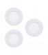 Fueva Led Recessed Downlight White- 3 Pack