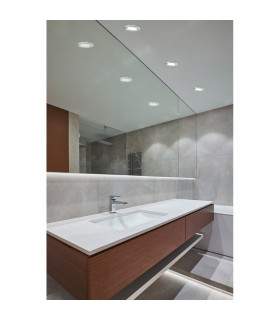 Fueva Led Recessed Downlight Chrome IP44-2