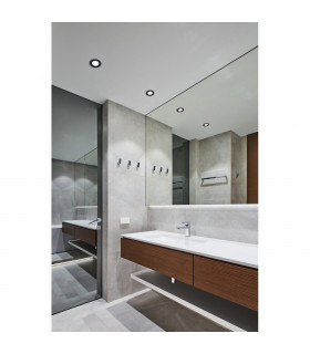 Fueva Led Recessed Downlight Black IP44-2