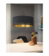 Esteperra 3 Lamp Cylindrical Pendant Ceiling Light Black-2