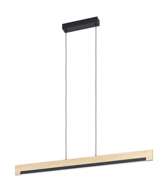 Camacho Led Integrated Pendant Ceiling Light Black Brown