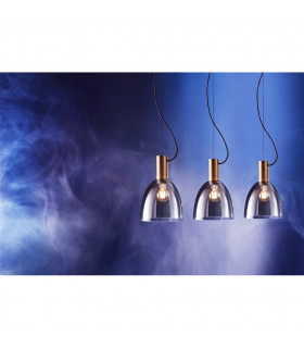 Lebalio 3 Lamp Straight Bar Pendant Ceiling Light Bronzed-2
