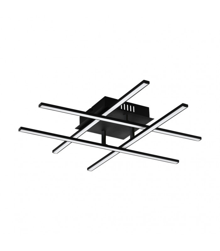 Lasana Led 4 Lamp Integrated Led Semi Flush Light Black