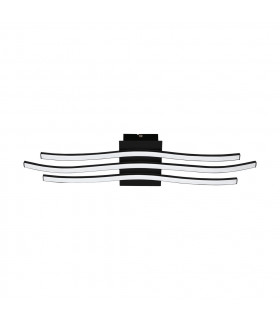Roncade Integrated LED Semi Flush Light Black-1
