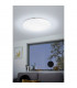 Benariba Led Patterned Glass Flush Ceiling Light White-2