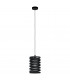Cremella Slim Pendant Ceiling Light Black